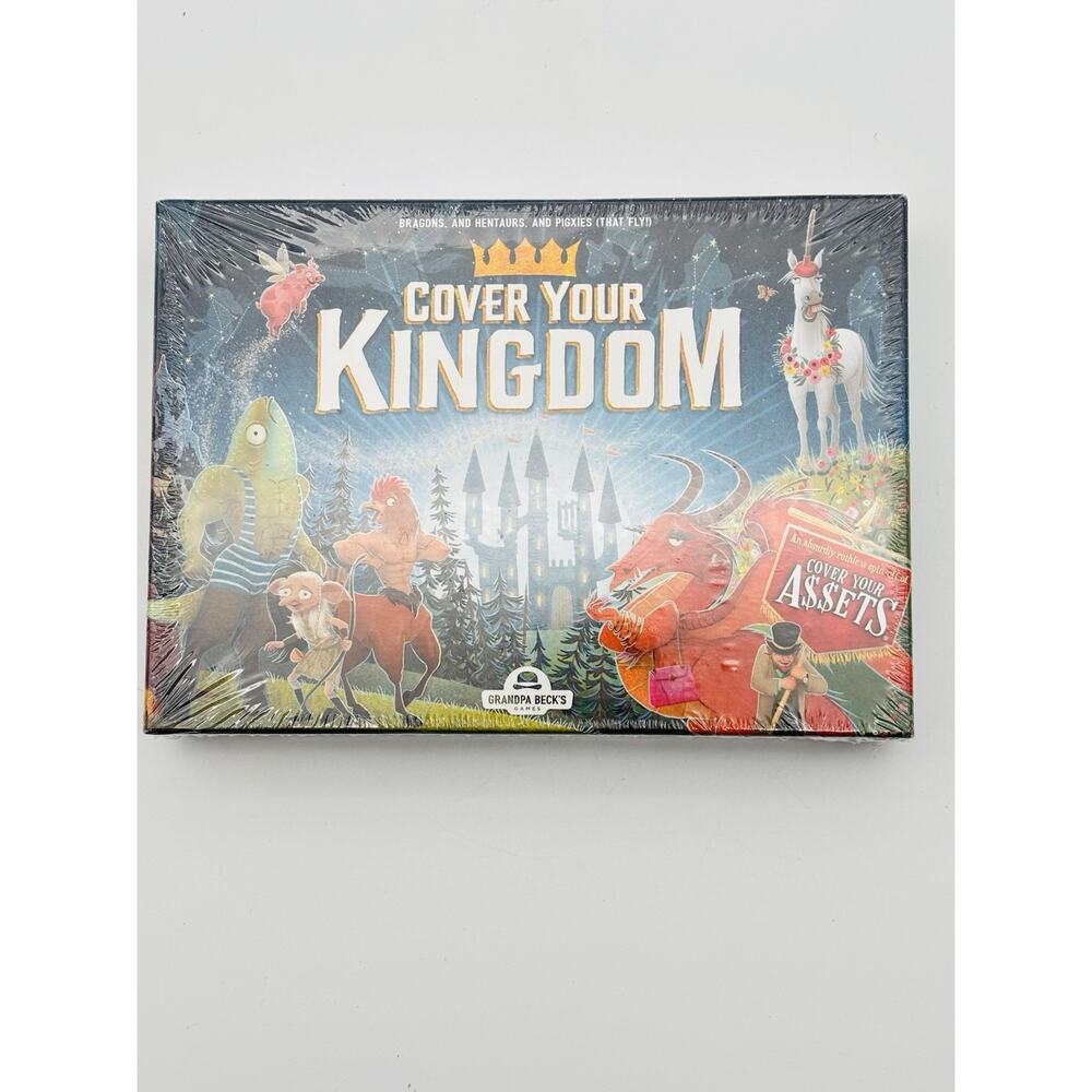 Cover Your Kingdom -Grandpa Beck's Games - Card Game 2-8 players age 9+ Sealed.